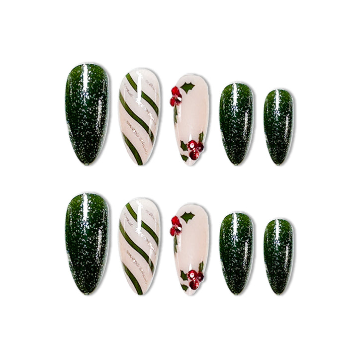 Festive Holiday Nail Art Enhancements Stornfield