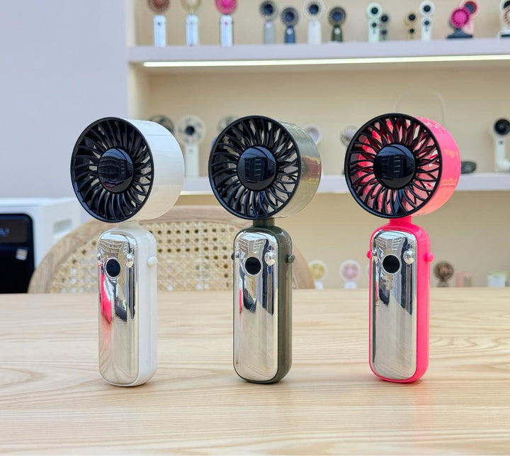 Unisex Portable Handheld Fan with Powerful Battery and Compact Design Stornfield