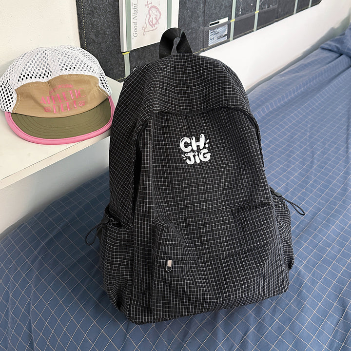 Stylish Checked Patterned Backpack Stornfield
