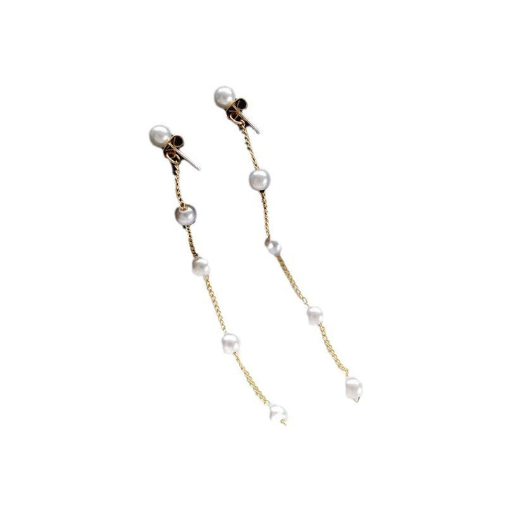 Pearl Chain Drop Earrings Stornfield