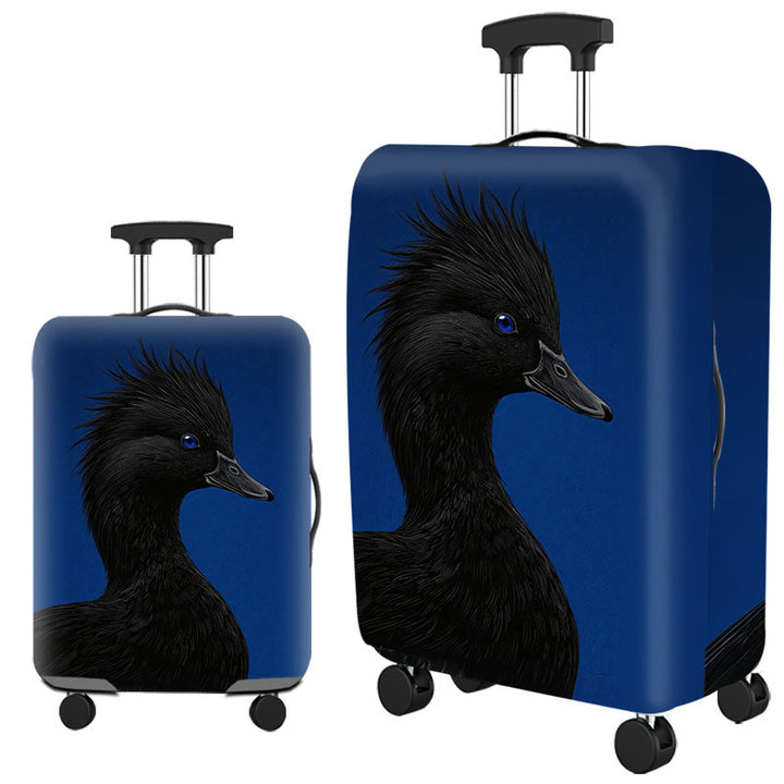 Tropical Leaf Print Hard Shell Luggage Stornfield
