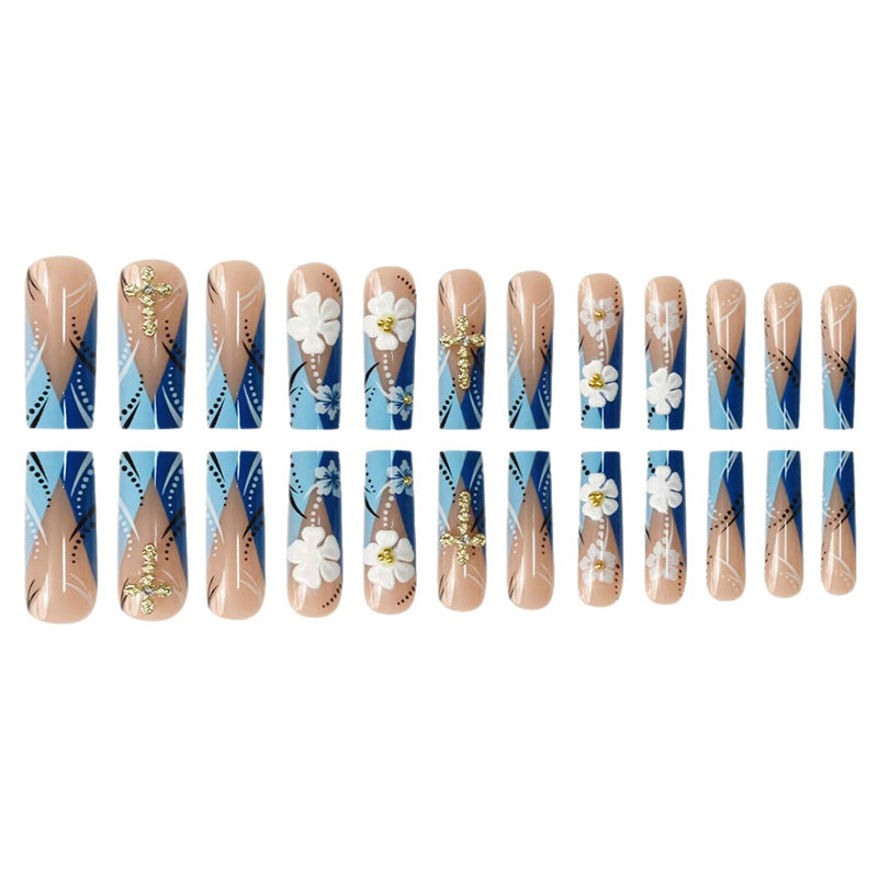 Decorative 3D Floral Nail Art Extensions Stornfield