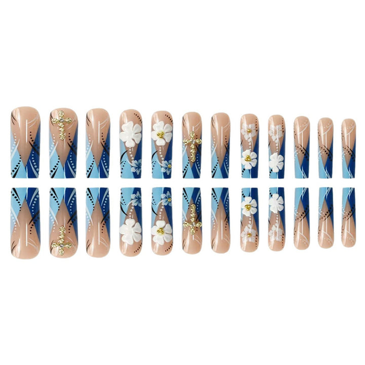 Decorative 3D Floral Nail Art Extensions Stornfield
