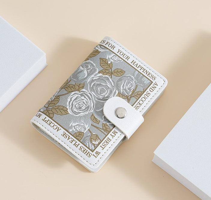 Floral Print Zippered Wallet Stornfield