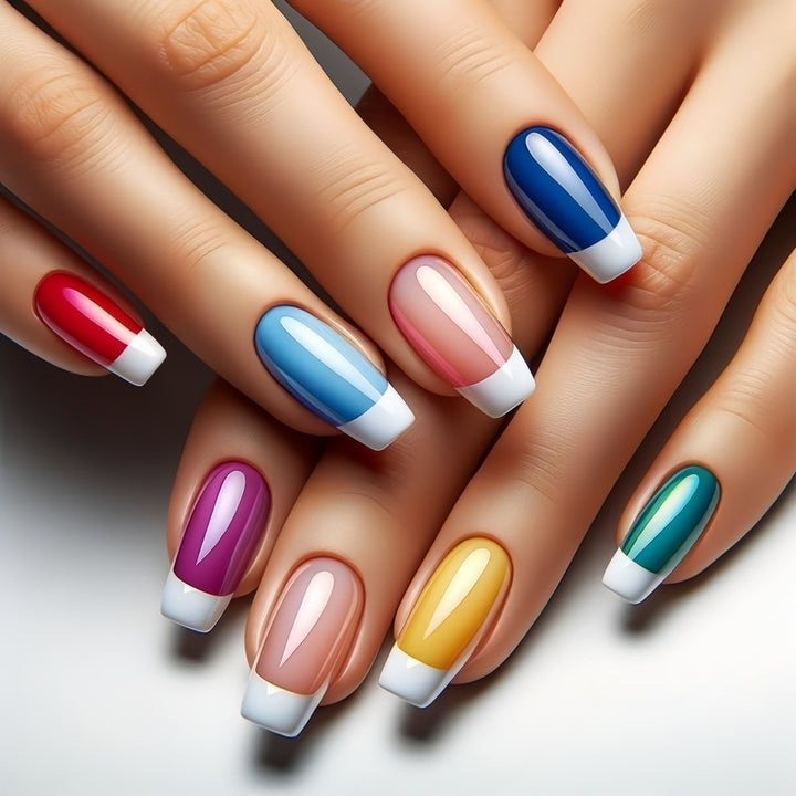 Nail Art Set with Creative Color Variations Stornfield