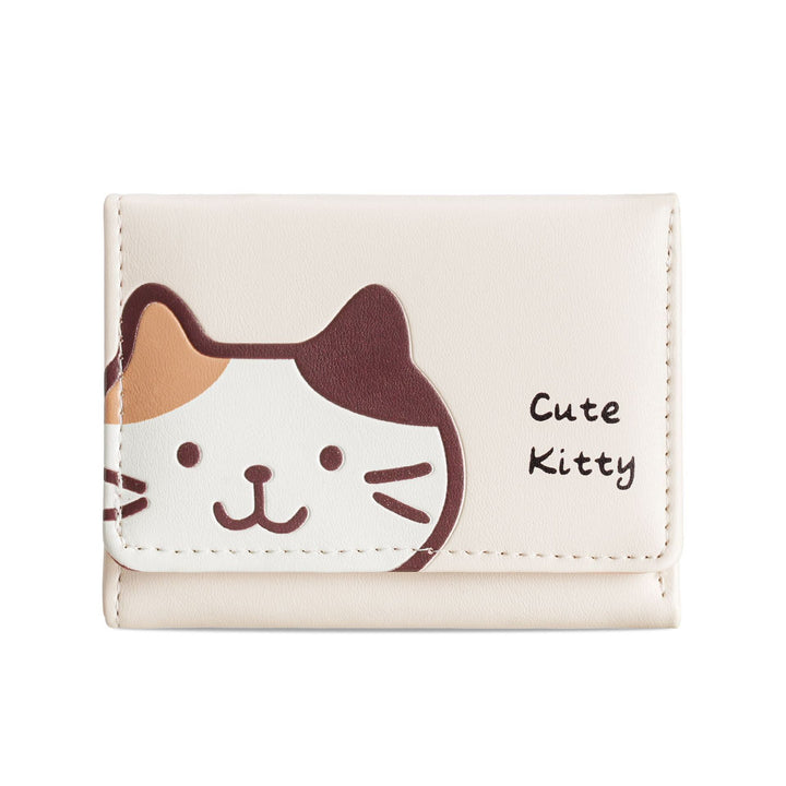 Cute Cat-Themed Card Case