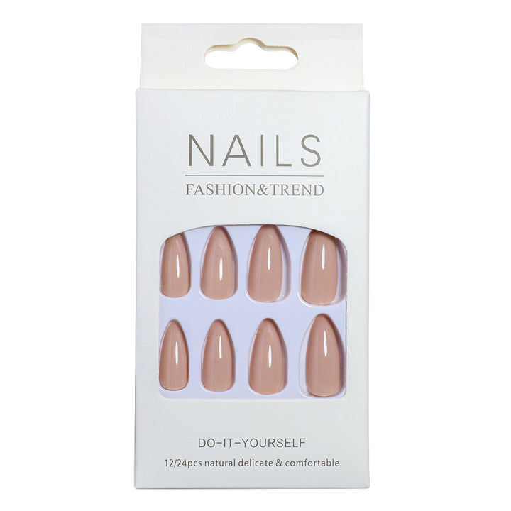 Premium DIY Long Almond-Shaped Press-On Nails Stornfield