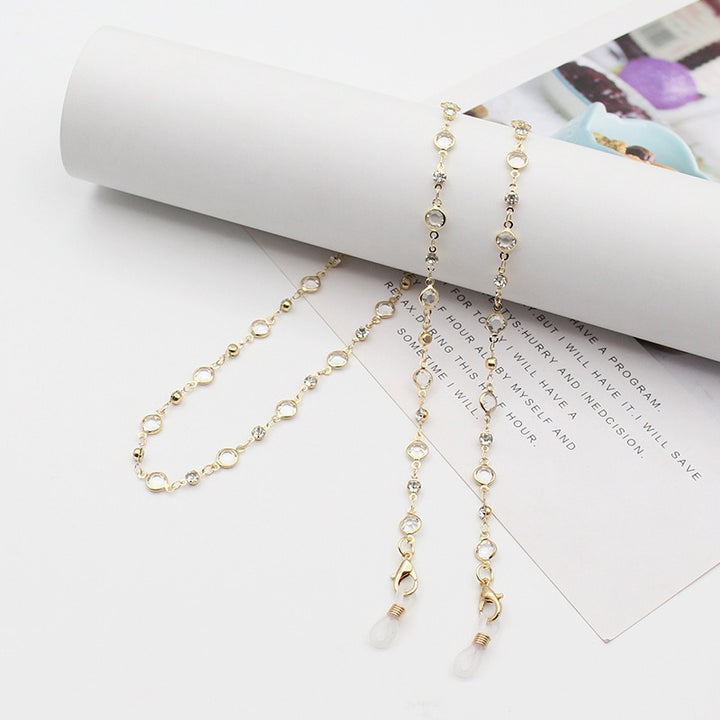 Elegant Crystal-Embellished Eyewear Chain Stornfield 1788159829