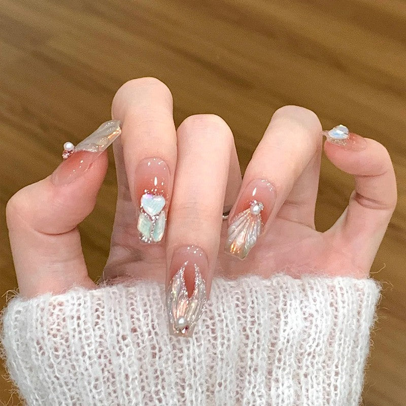 Decorative Ombre Press-On Nails Stornfield