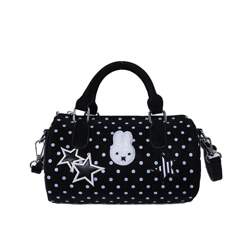 Fun Embroidered Polka Dot Handbag Stornfield