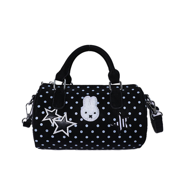 Fun Embroidered Polka Dot Handbag Stornfield