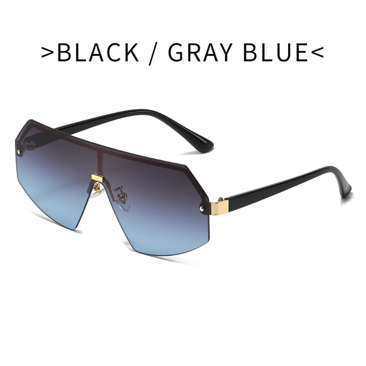 Women futuristic oversized sunglasses with innovative frame Stornfield