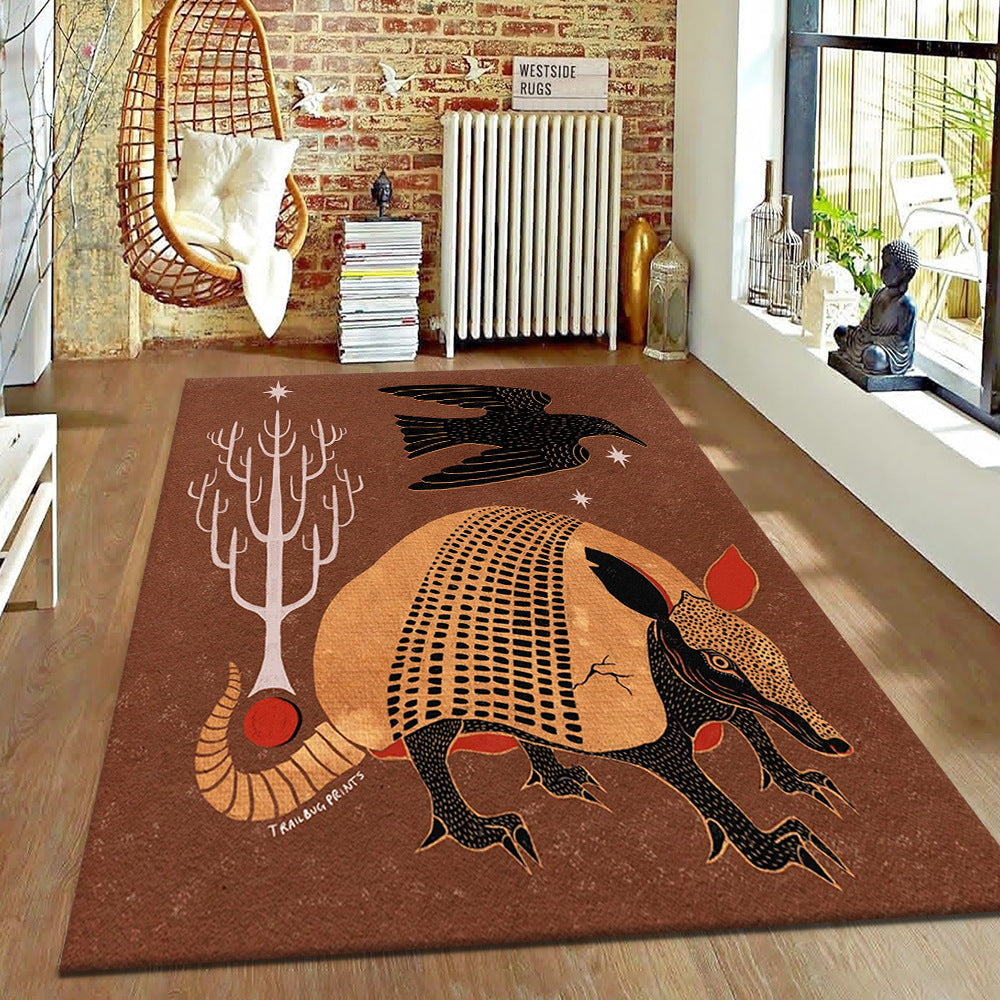 Botanical Inspired Area Rug for Elegant Interior Styling
