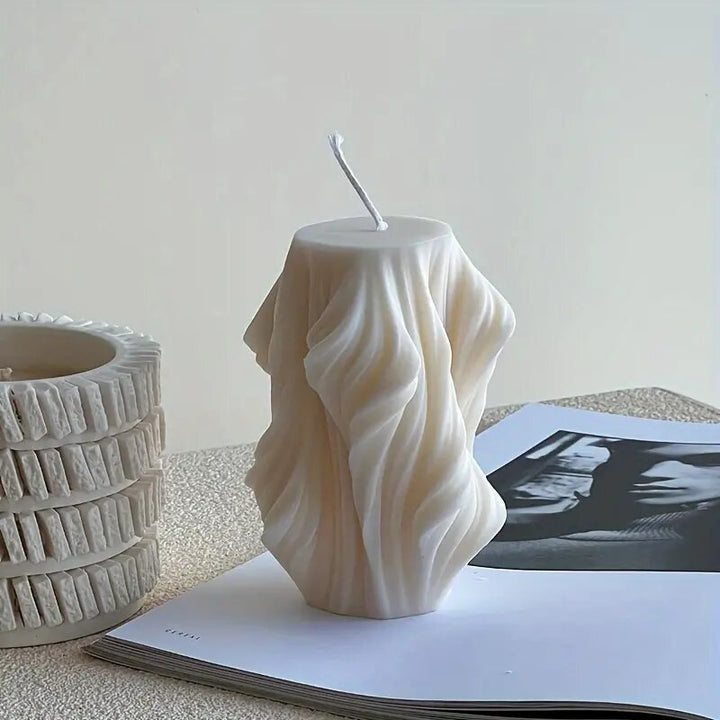 Sculpted Decorative Candle