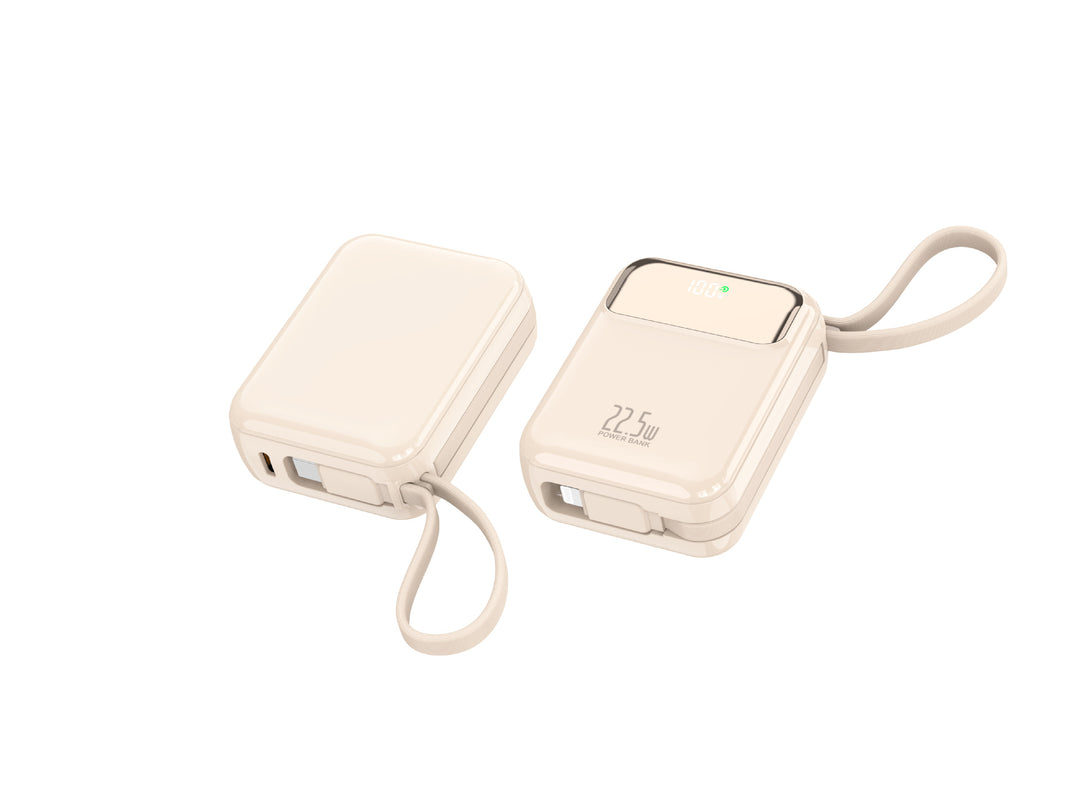 Compact power bank with multifunctional connection and digital charging display Stornfield