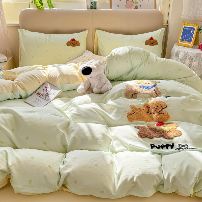 Children's Playful Bear-Themed Bedding Set