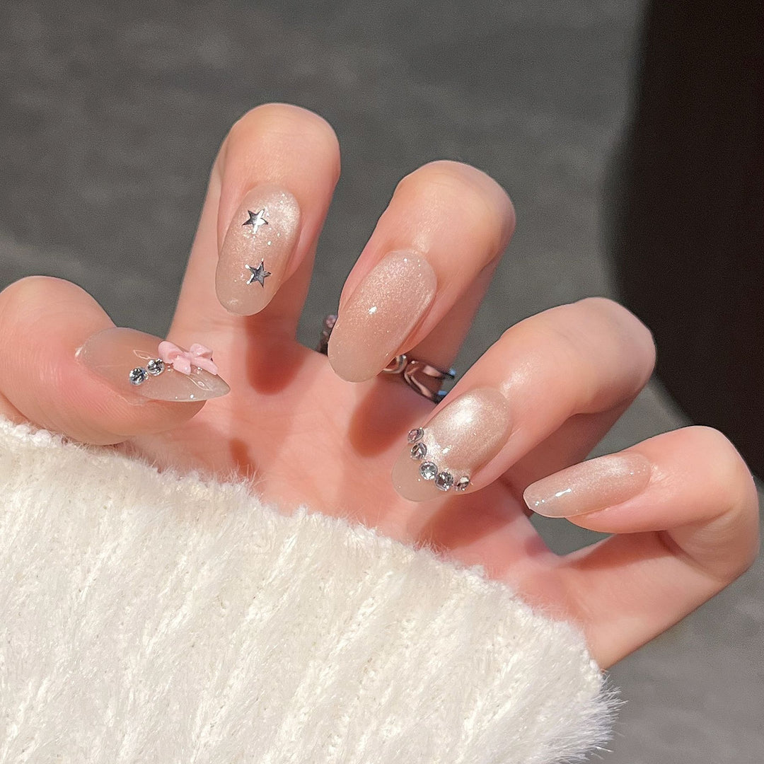 3D Embellished Press-On Nail Art Set Stornfield