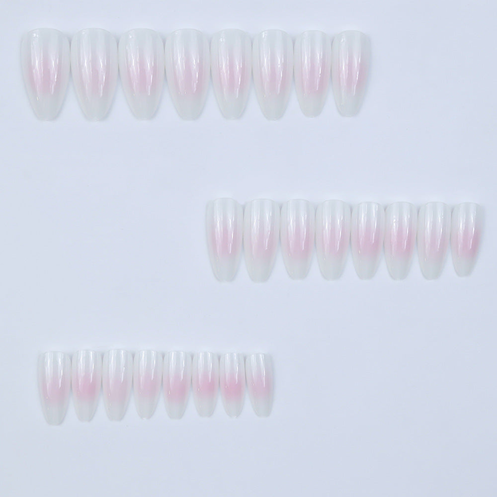 Artificial nails with elegant shine and soft gradient Stornfield