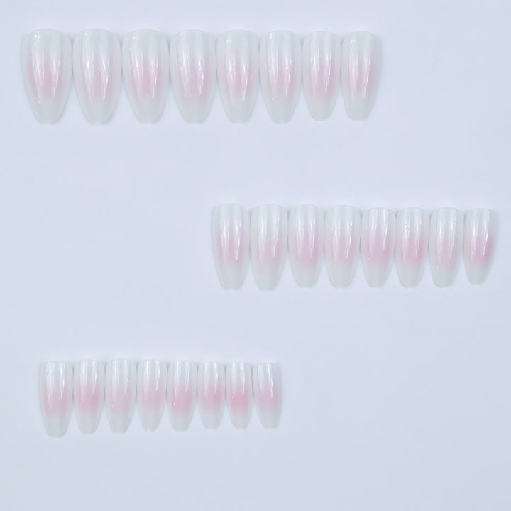 Artificial nails with elegant shine and soft gradient Stornfield