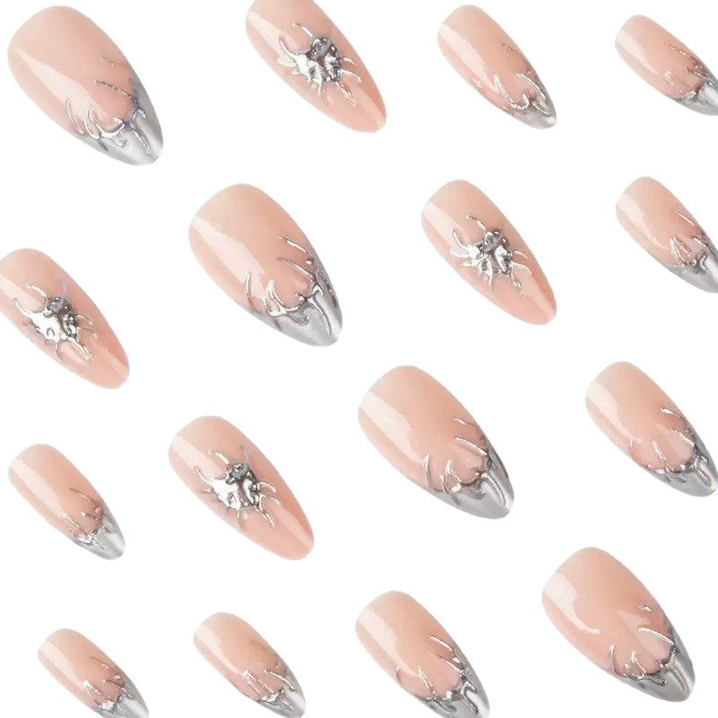 Creative Nail Art with Stylish Metallic Finish Stornfield