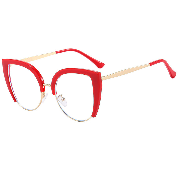 Women Fashion Cat-Eye Glasses made of Plastic with Metal Accents Stornfield