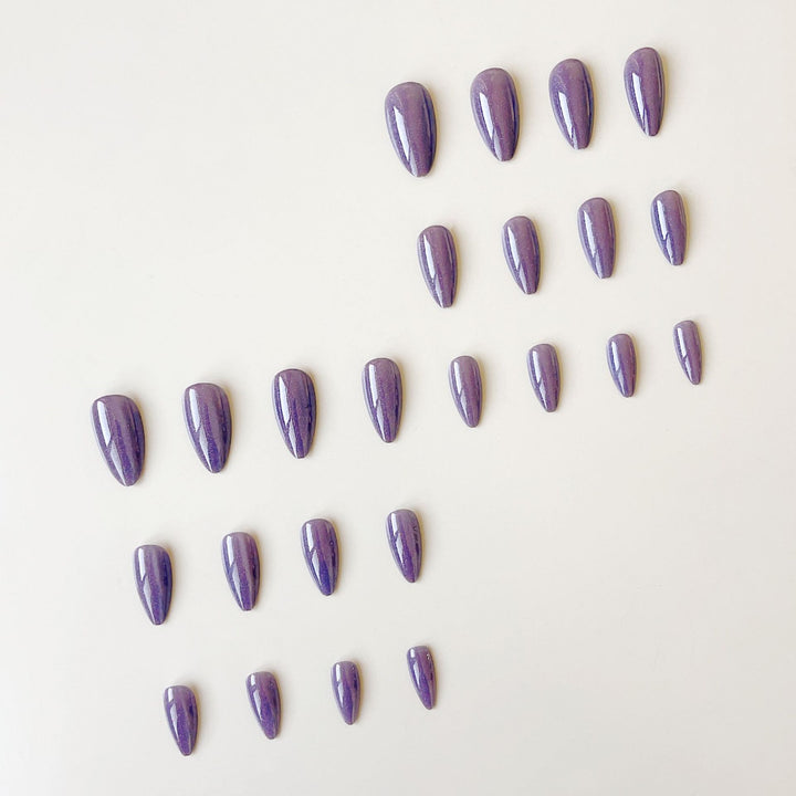 Nail extension set with shimmering and elegant tips Stornfield