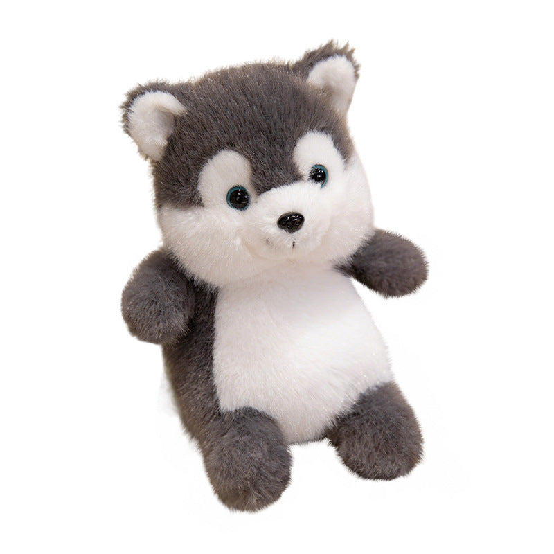 Plush Sitting Husky Comforter with Ultra-Soft Faux Fur and Embroidered Features Stornfield