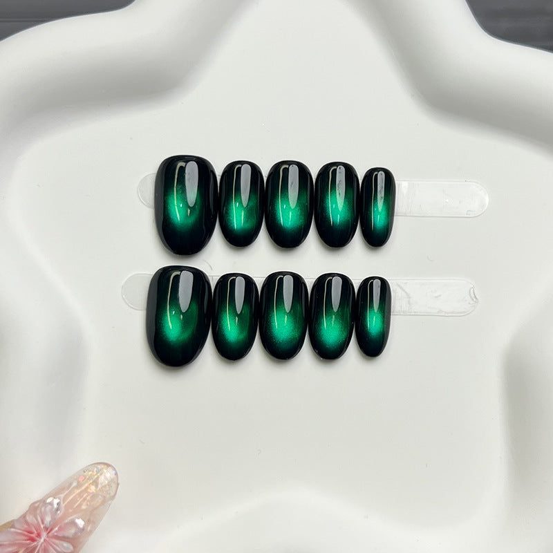 Glossy Gradient Press-On Nails