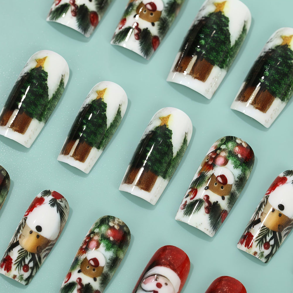 Artificial nails in festive Christmas design Stornfield 1788542011