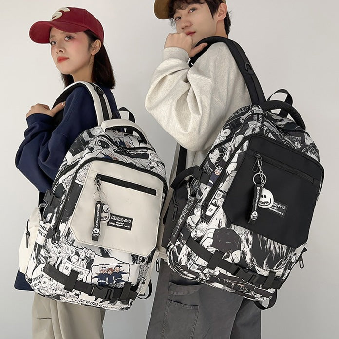 Artistic Graphic Print Backpack Stornfield