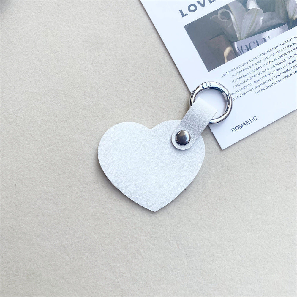 Leather Heart-Shaped Keychain Stornfield