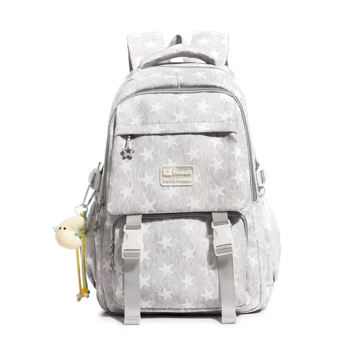 Stylish Star-Embellished Casual Backpack Stornfield