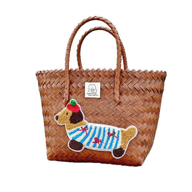 Handcrafted Basket Bag Made of High-Quality Material Stornfield
