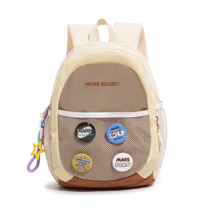Trendy Lightweight Backpack with Fun Patches Stornfield