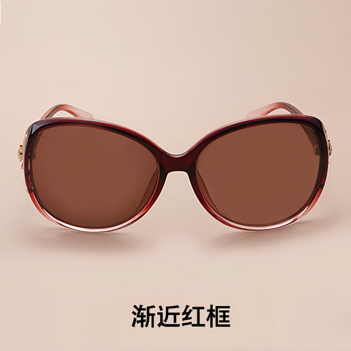 Ladies Luxurious Oversize Sunglasses with Stylish Decor Stornfield
