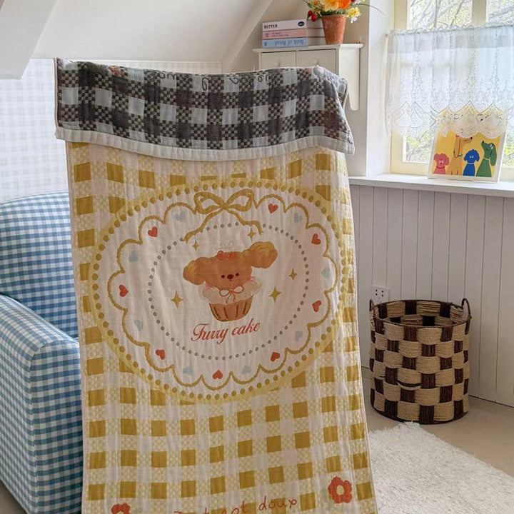Cotton Muslin Decorative Duck Swaddle Blanket