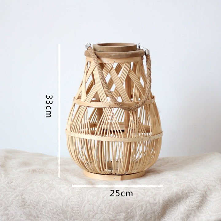 Handmade Rattan Lantern Stornfield
