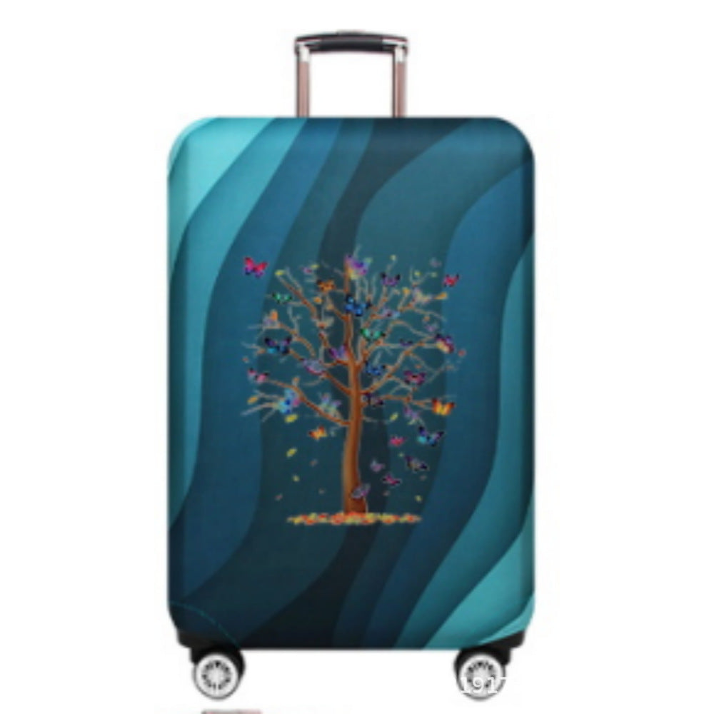 Women's Hard Shell Suitcase with Fashionable Butterfly Design Stornfield