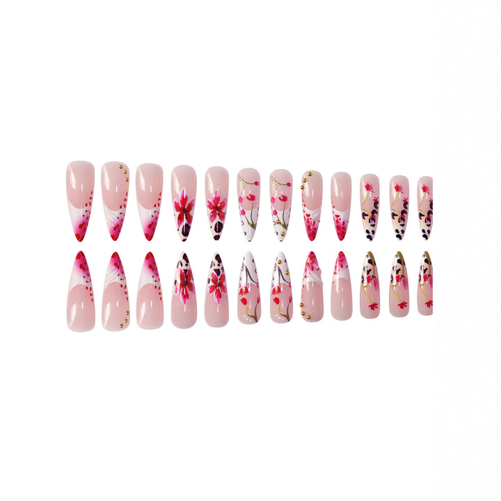 Floral Art Nail Enhancements Stornfield