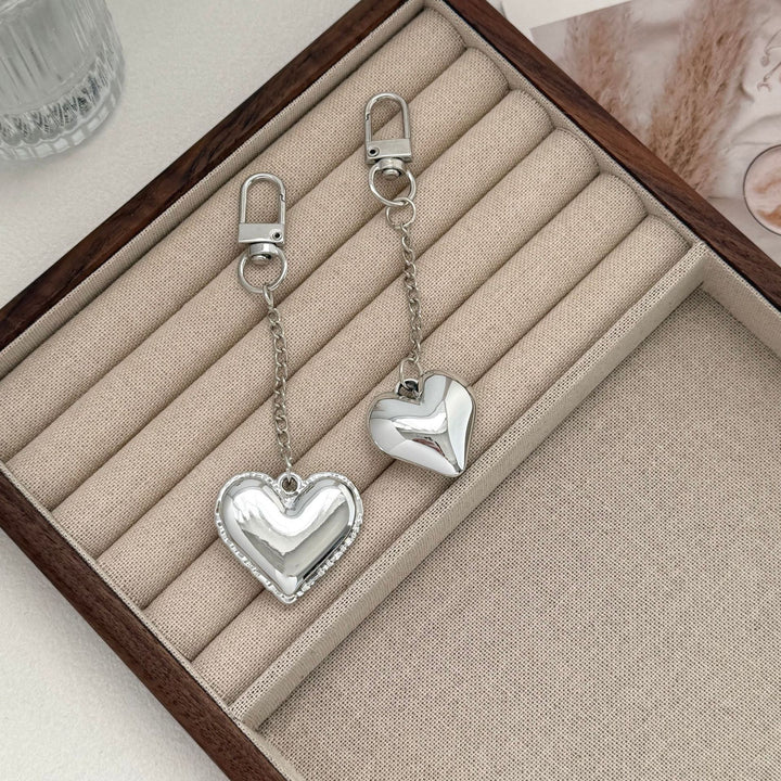Heart-Shaped Metal Keychain Stornfield