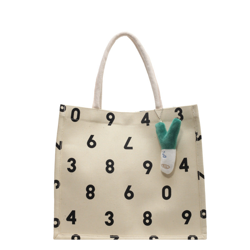 Casual Canvas Shopper Bag