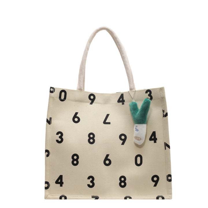 Casual Canvas Shopper Bag