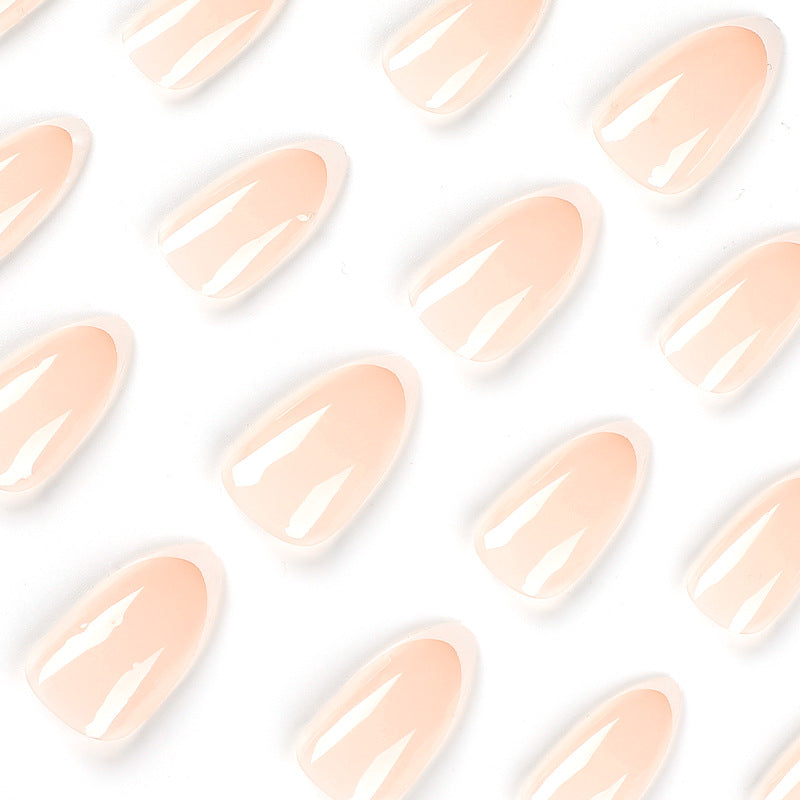 Artistic Nail Extensions in Elegant French Tip Design Stornfield