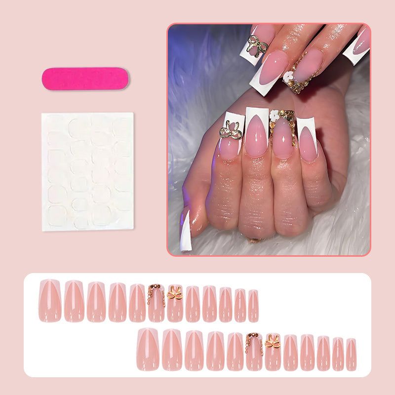 Artificial nail set with elegant decorations and unique designs Stornfield