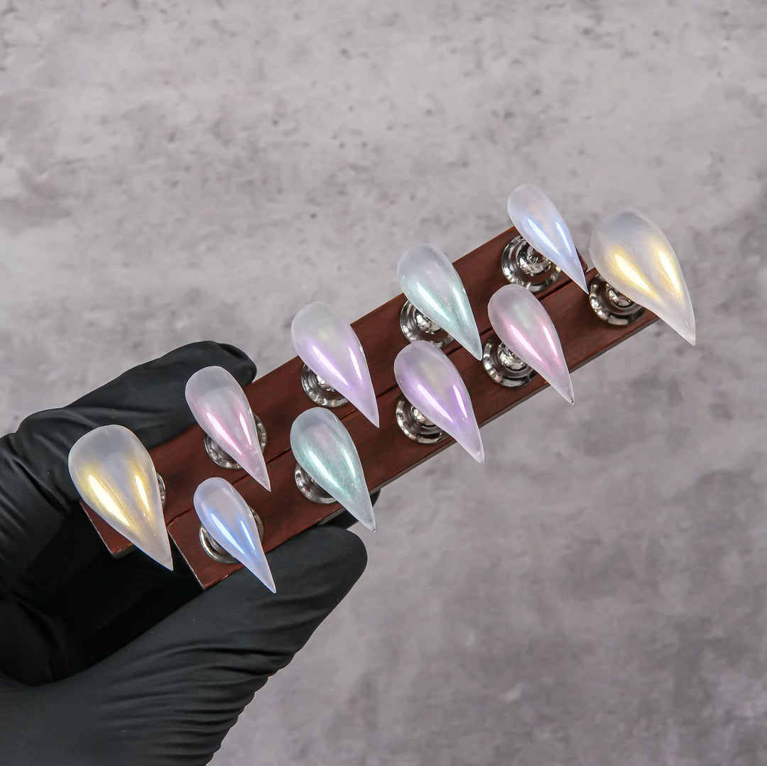 Iridescent Stiletto Press-On Nails