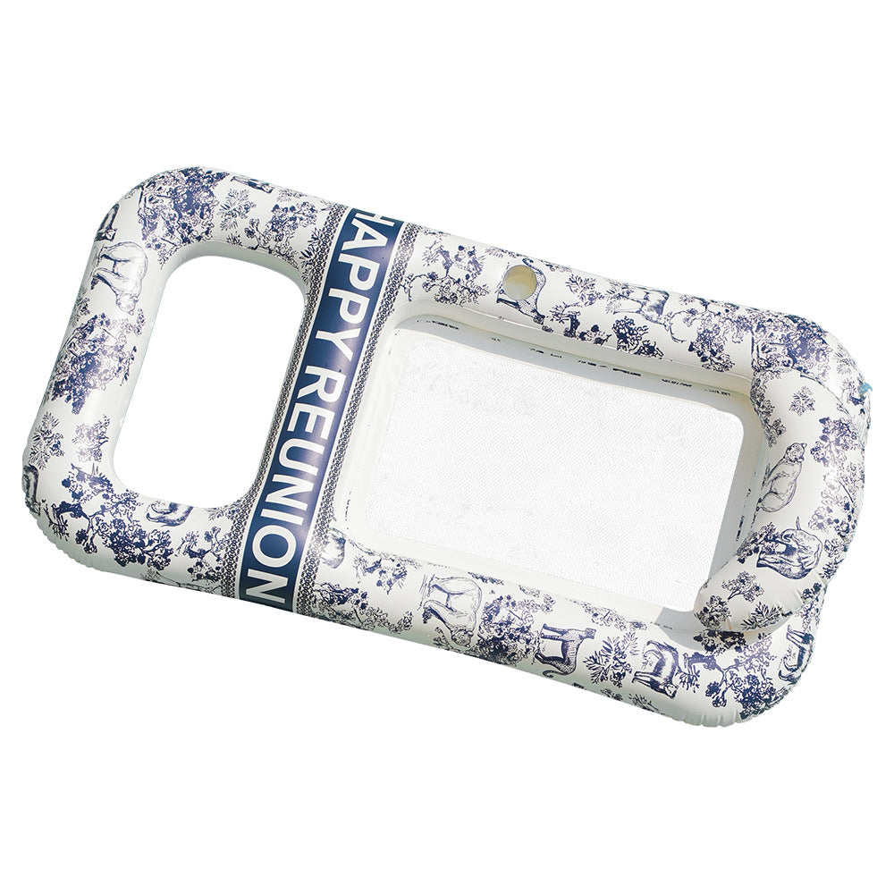 Unisex Elegant Swim Ring with Floral Designs Stornfield