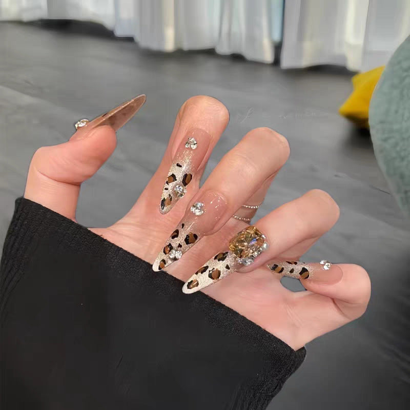Crystal Embellished Press-On Nails Stornfield