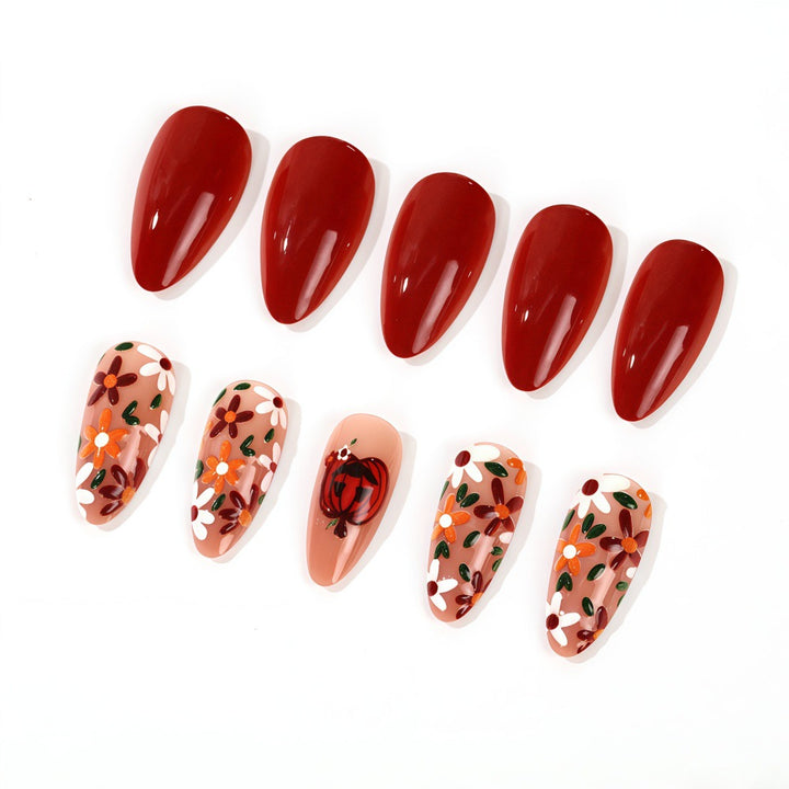 Artificial nails with autumn motifs Stornfield