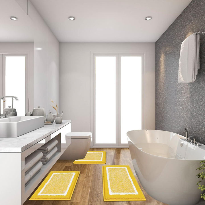 Modern Bathroom Mat Set