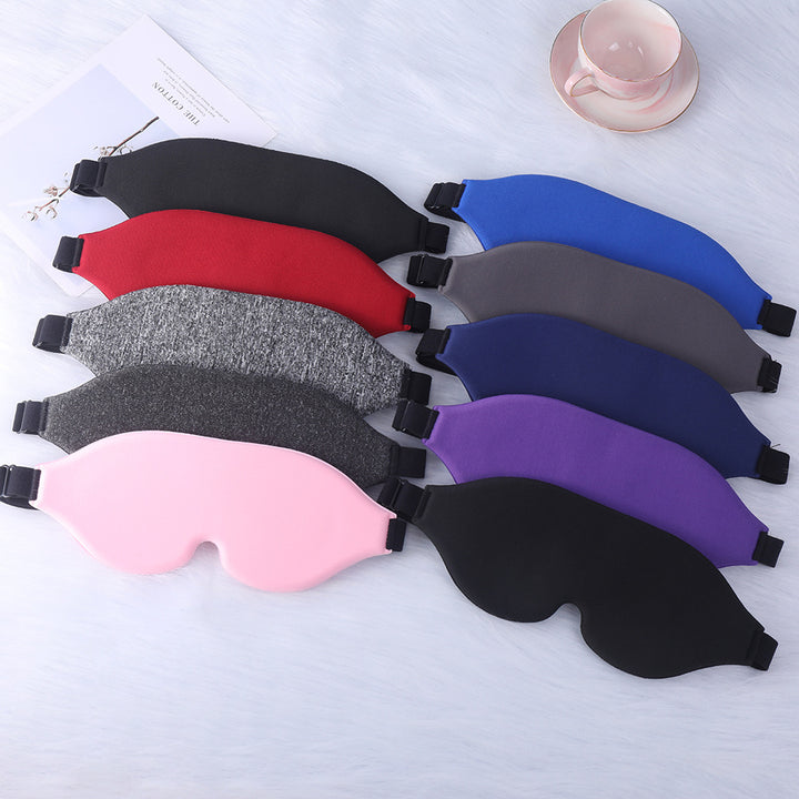 Unisex nan ergonomic 3D sleep mask with contoured eye cavities and adjustable comfort band Stornfield